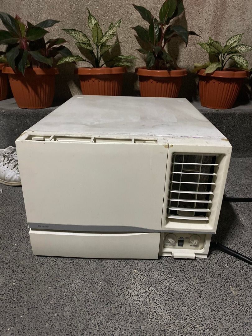 2nd Hand Carrier Aircon 1hp NonInverter, TV & Home Appliances, Air