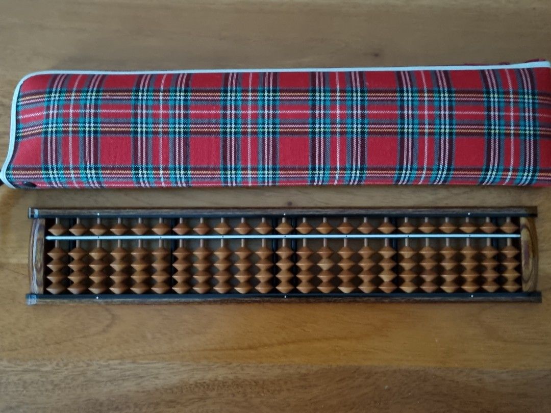 Japan Abacus (tomoe soroban from japan) with case, Hobbies & Toys
