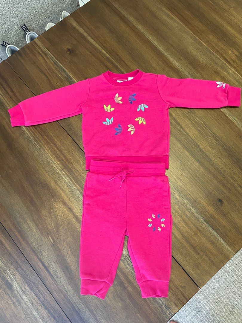 Adidas baby girl set sale