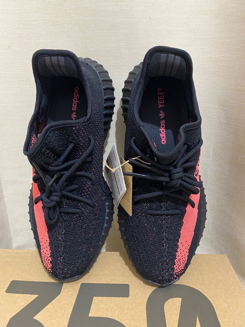 Adidas us yeezy top boost 350 red