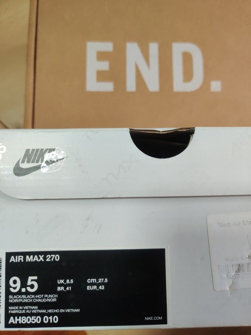 Nike air max new arrivals 270 black punch