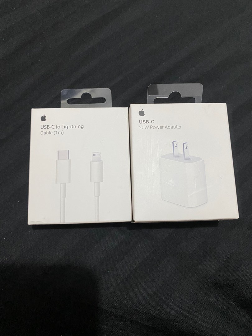 Apple 20 Watts Adapter and Cable Original, Mobile Phones & Gadgets