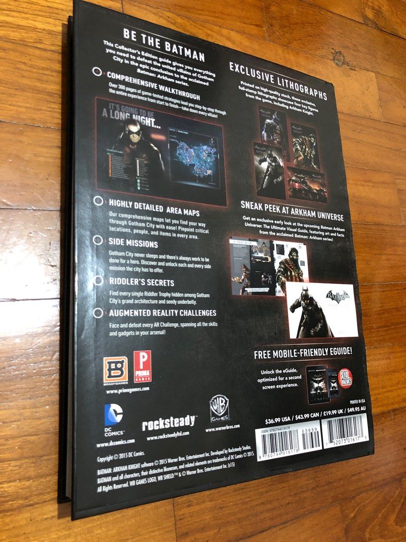 Arkham Knight collector’s Edition, Video Gaming, Gaming Accessories, In ...
