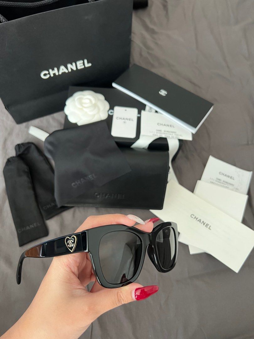 Authentic Chanel Coco Sunglasses, Luxury, Accessories on Carousell