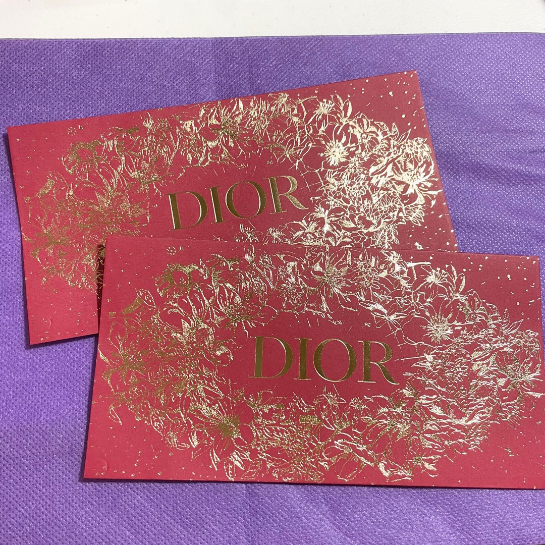 AUTHENTIC Dior red envelope letter envelope sold per pc, Beauty ...