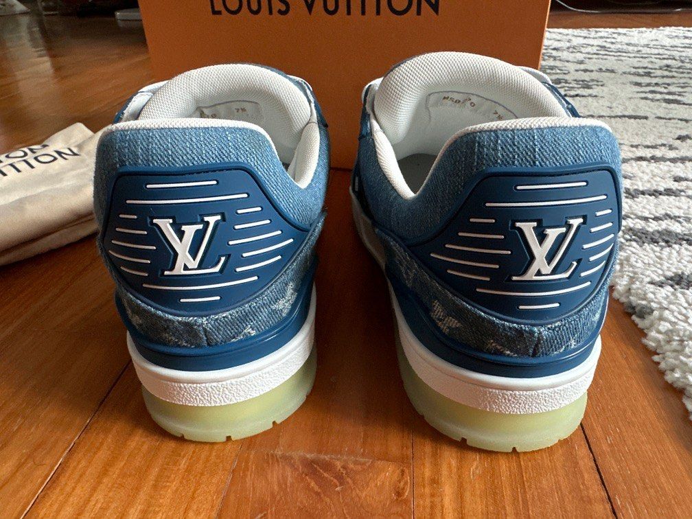 Louis Vuitton Monogram Denim Sneakers - Size 9 / 39 (SHF-21671