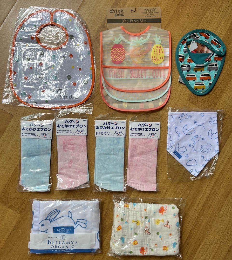 Chick pea baby bibs on sale