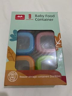 Baby Food Containers / Storage (6pcs)