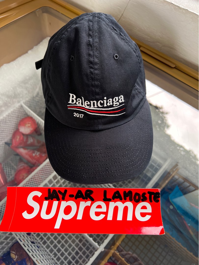 Balenciaga 2017 Political Campaign Hat Luxury Accessories on