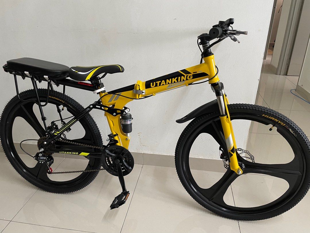 Basikal Mountain Bike 26 Sport Rim Foldable Sports Equipment