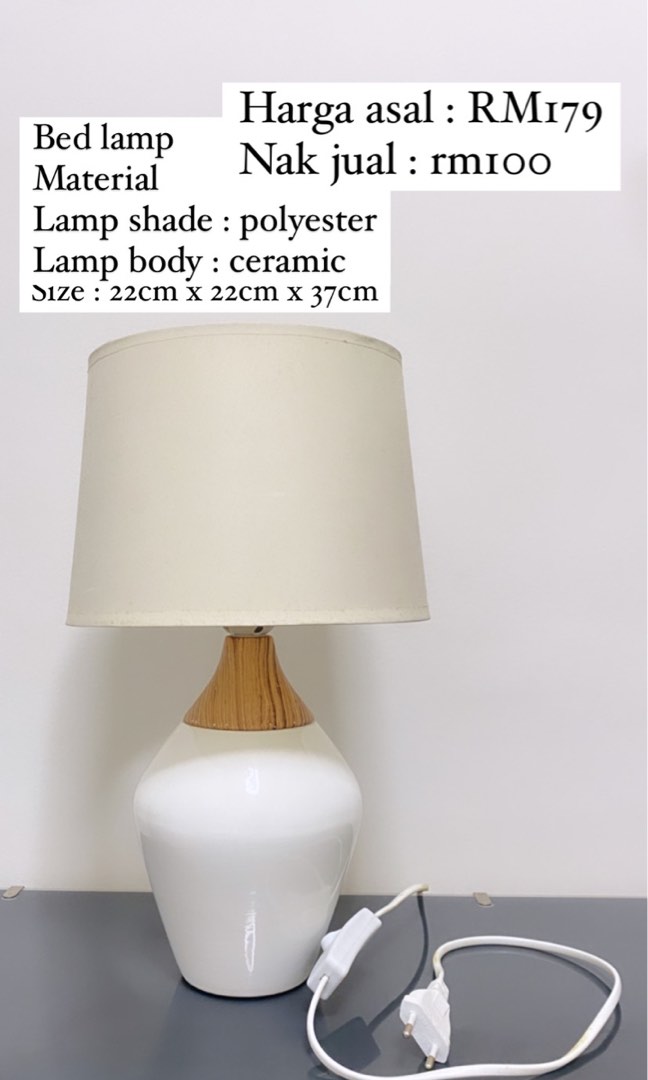 BED LAMP, Furniture & Home Living, Lighting & Fans, Lighting on Carousell