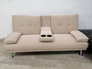 Beige Color Sofa Bed 3 Seater