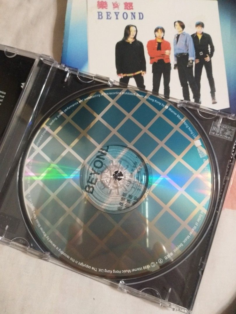 Beyond 樂與怒華納暢銷經典CD 24BIT HDCD 舊版1999年齊件黃家駒黃家強