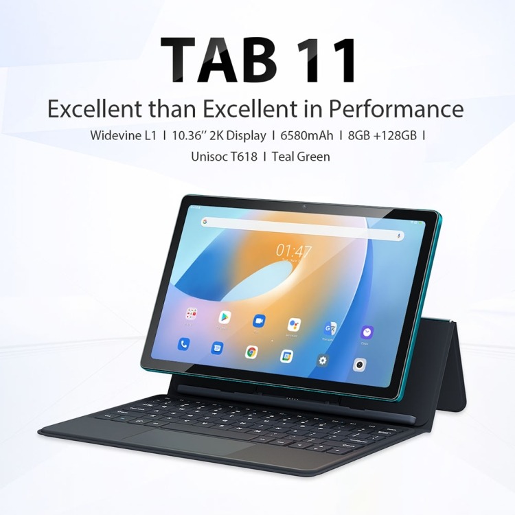 Blackview-Tablette WiFi Tab 11, 8 Go + 256 Go, 10.36 , écran FHD