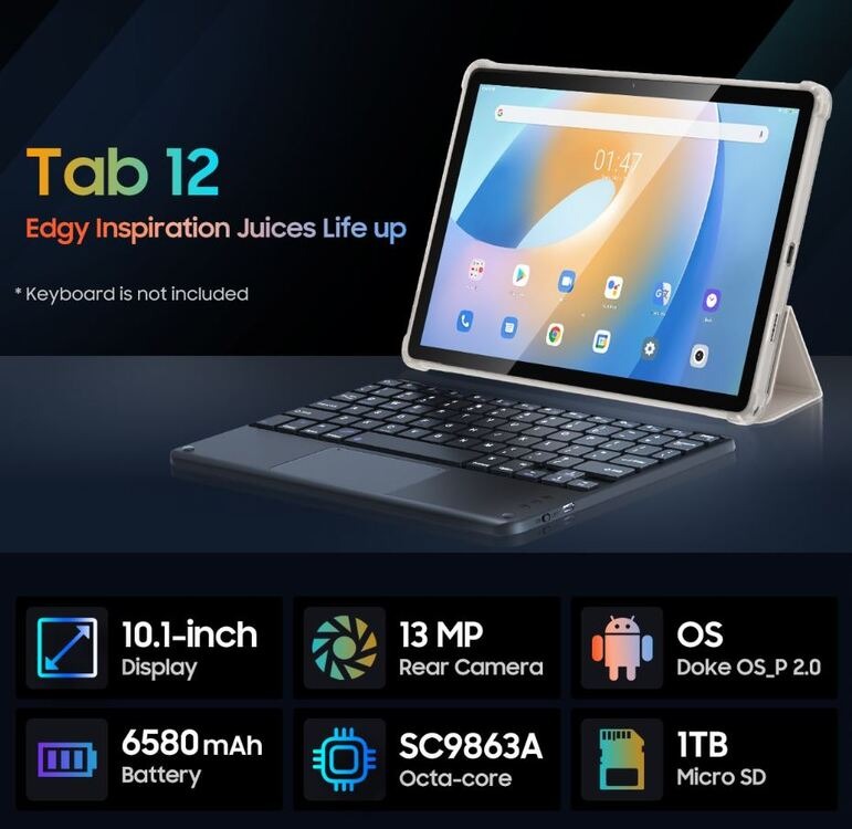 Blackview Tab 12 LTE 10.1 inch 4GB+64GB, Mobile Phones & Gadgets ...