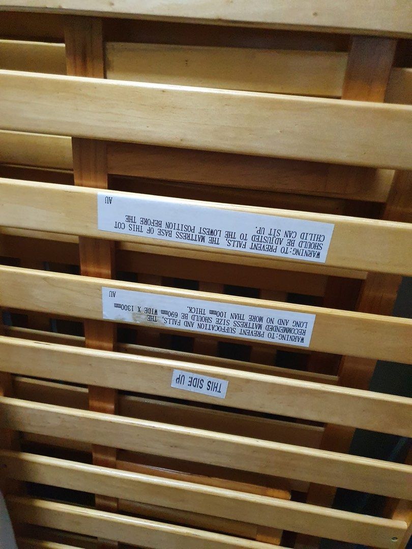 BN Wooden baby bed frame and BN box of nails, Babies & Kids, Baby