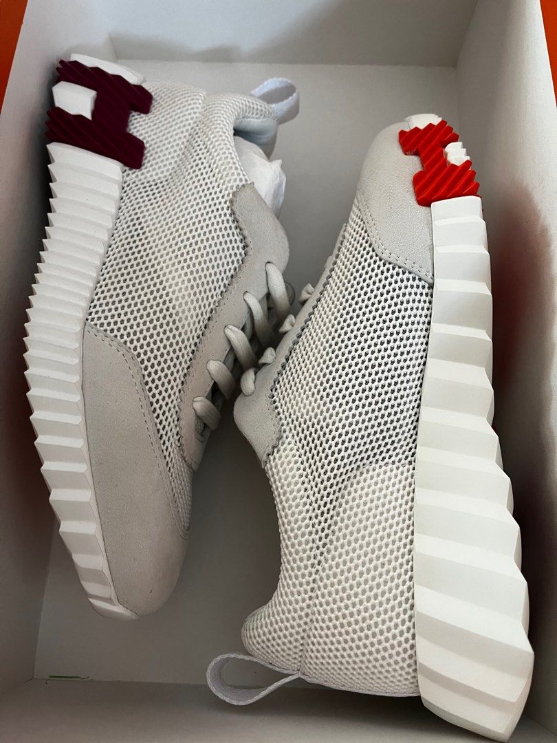 BNIB Hermes bouncing sneakers white 37, Luxury, Sneakers u0026 Footwear on  Carousell