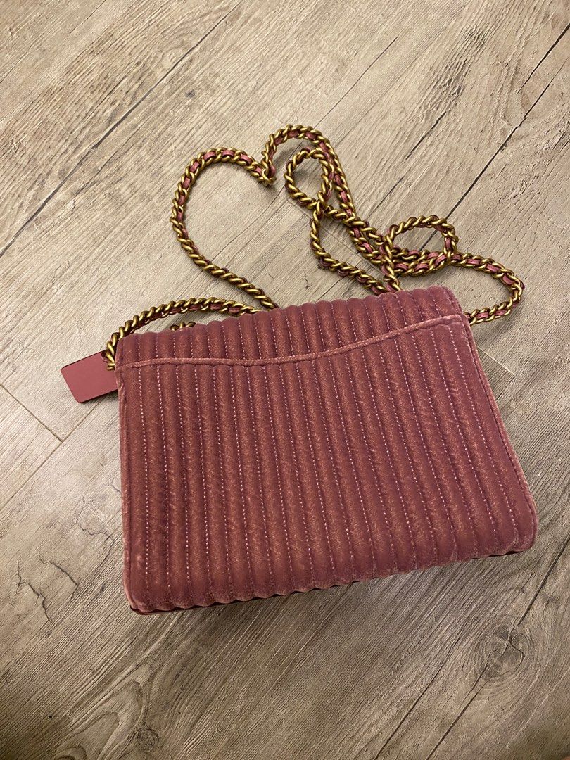 Coach parker 18 discount velvet