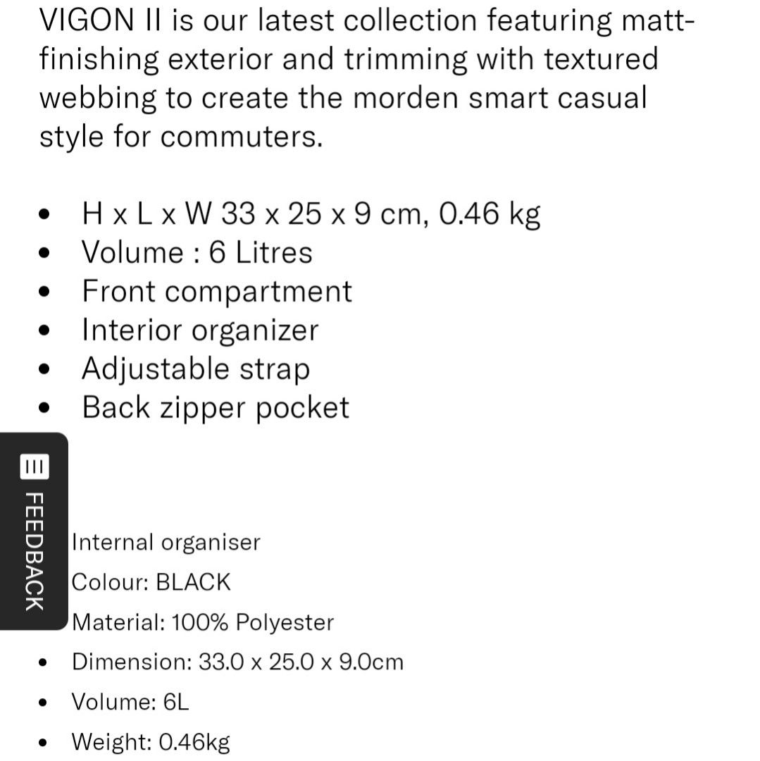 BNWT Samsonite Vigon II Crossbody Pack, Men's Fashion, Bags, Sling Bags on  Carousell