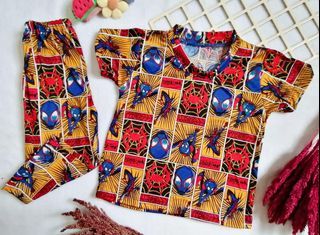 Boys and girl pajama terno