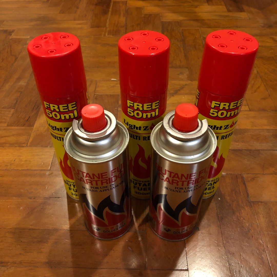 Butane Gas Canister, Sports Equipment, Hiking & Camping on Carousell