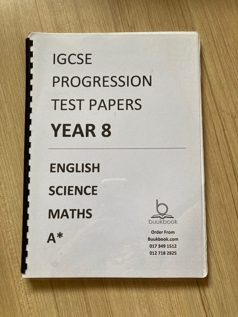 Cambridge Checkpoint Year 8 Progression Test Papers, Hobbies & Toys ...