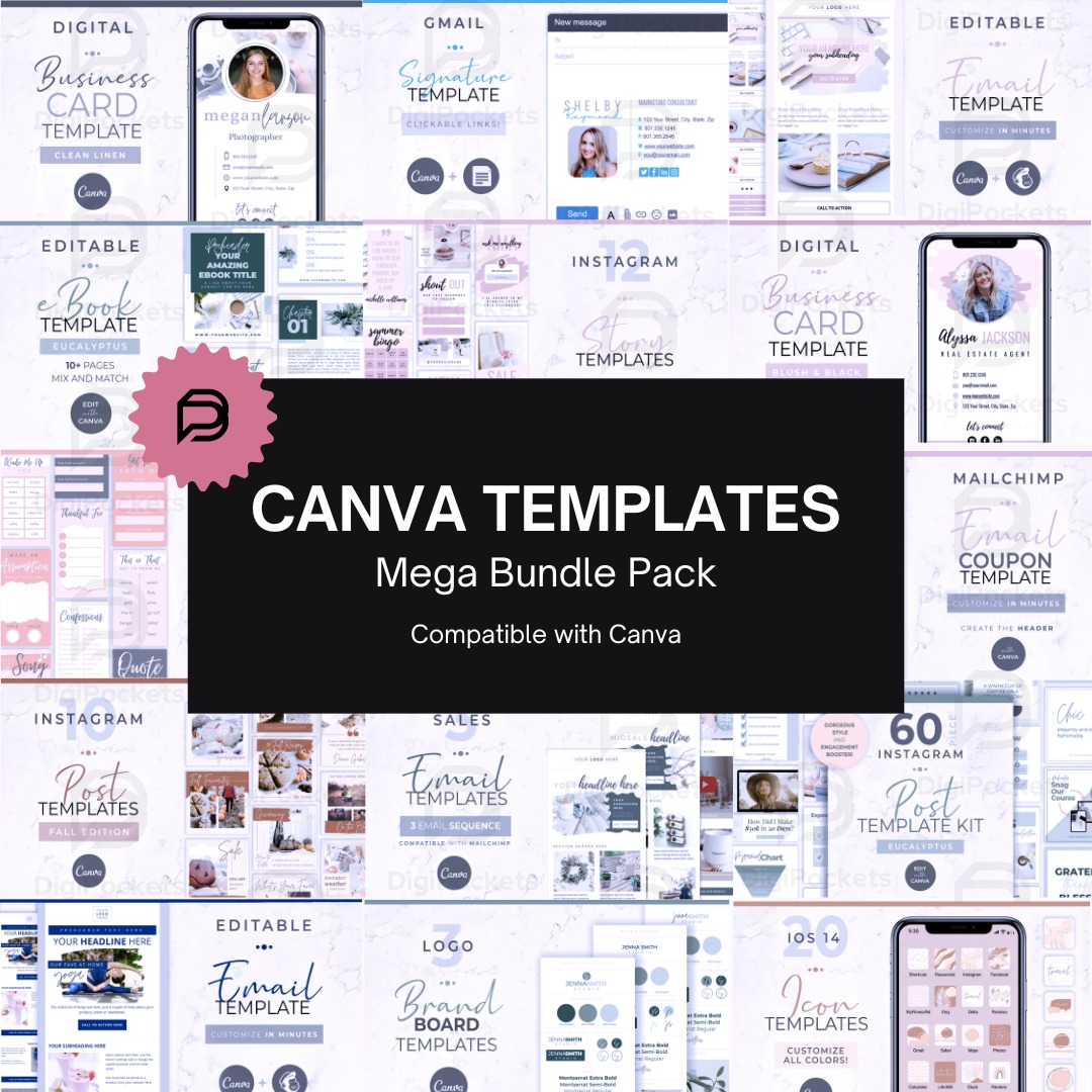 Canva Templates Mega Bundle Pack Sell123, Computers & Tech, Parts