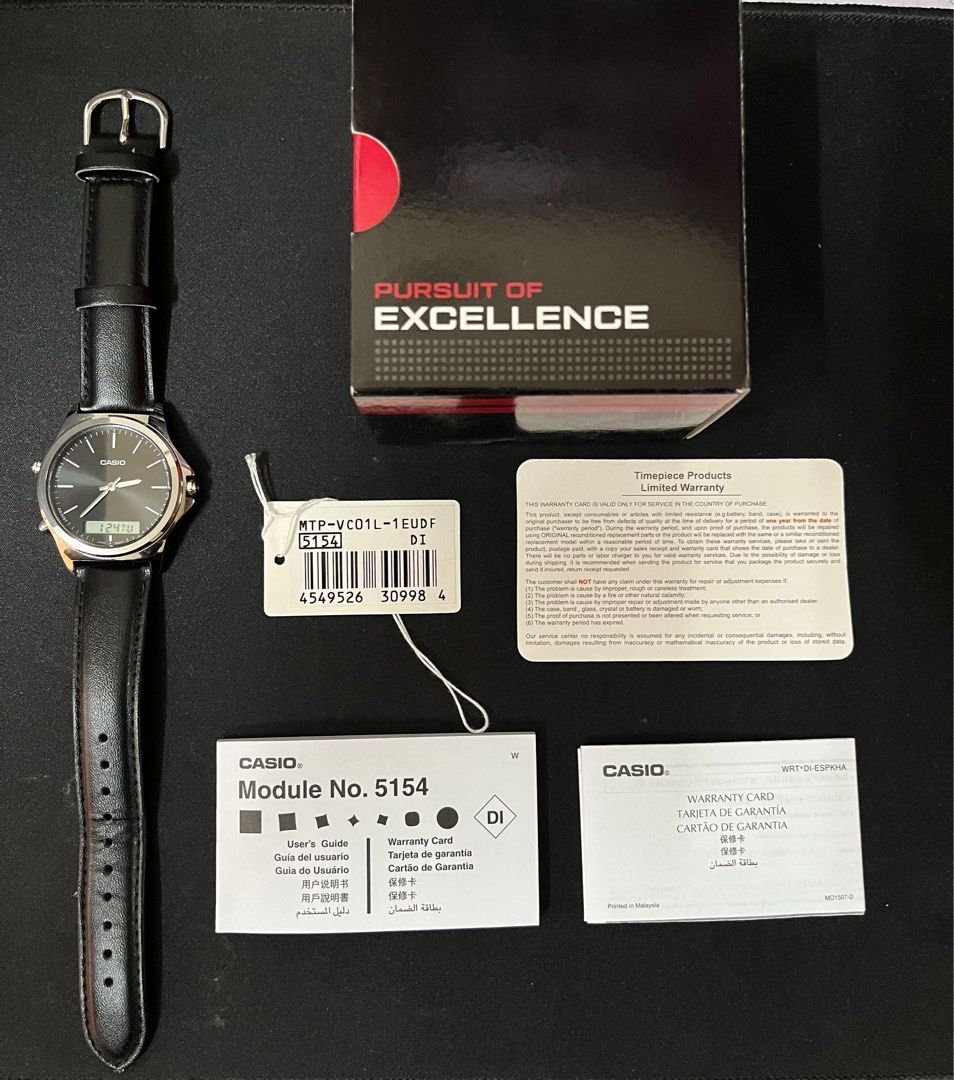Casio MTP-VC01L, Men's Fashion, Watches & Accessories, Watches on Carousell