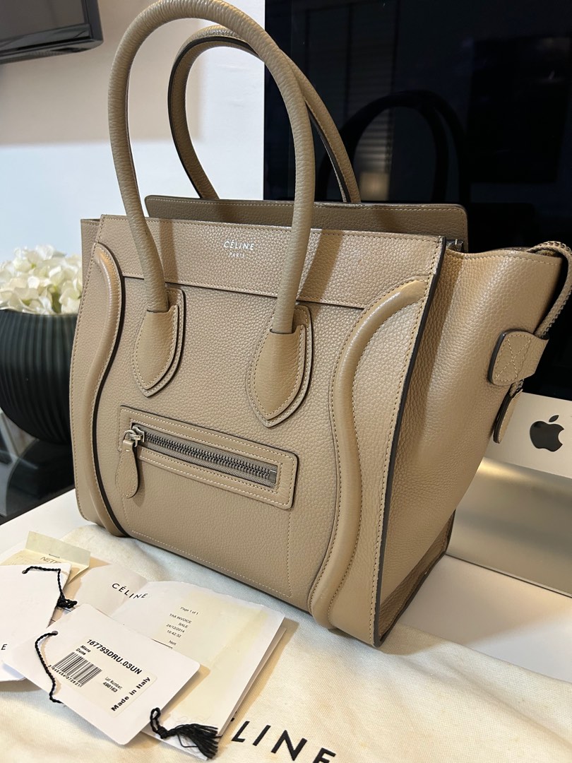 Celine micro luggage dune deals
