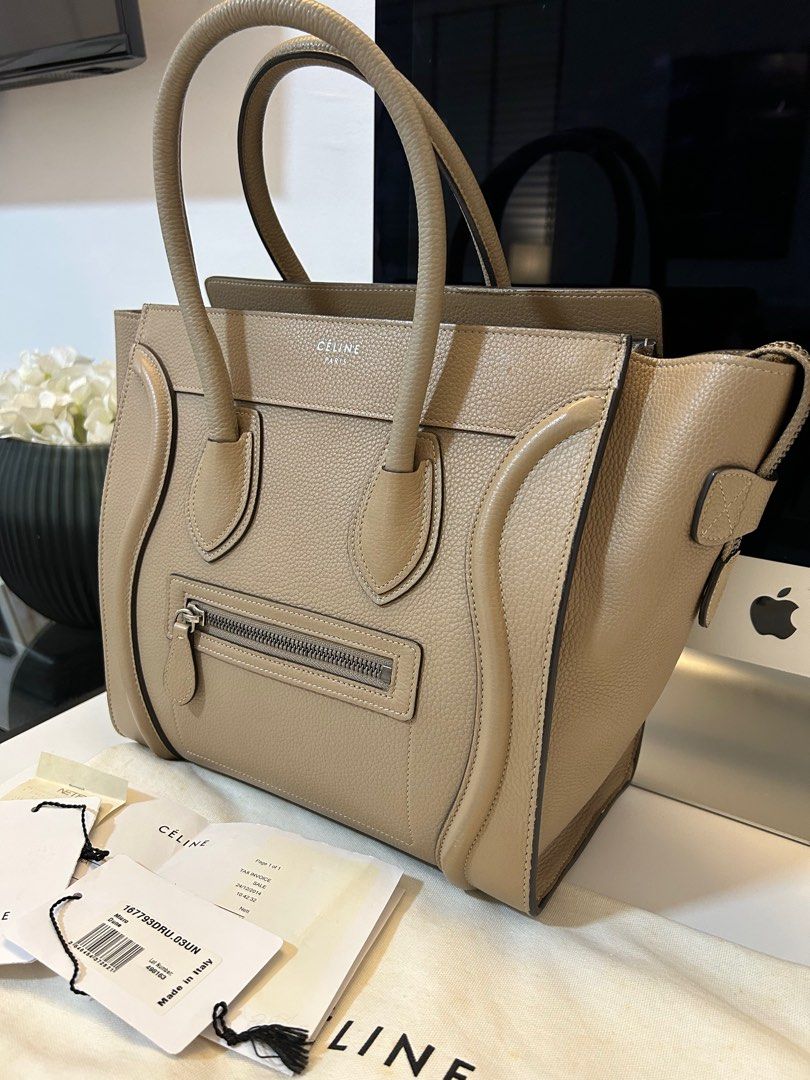 Celine dune micro luggage tote sales
