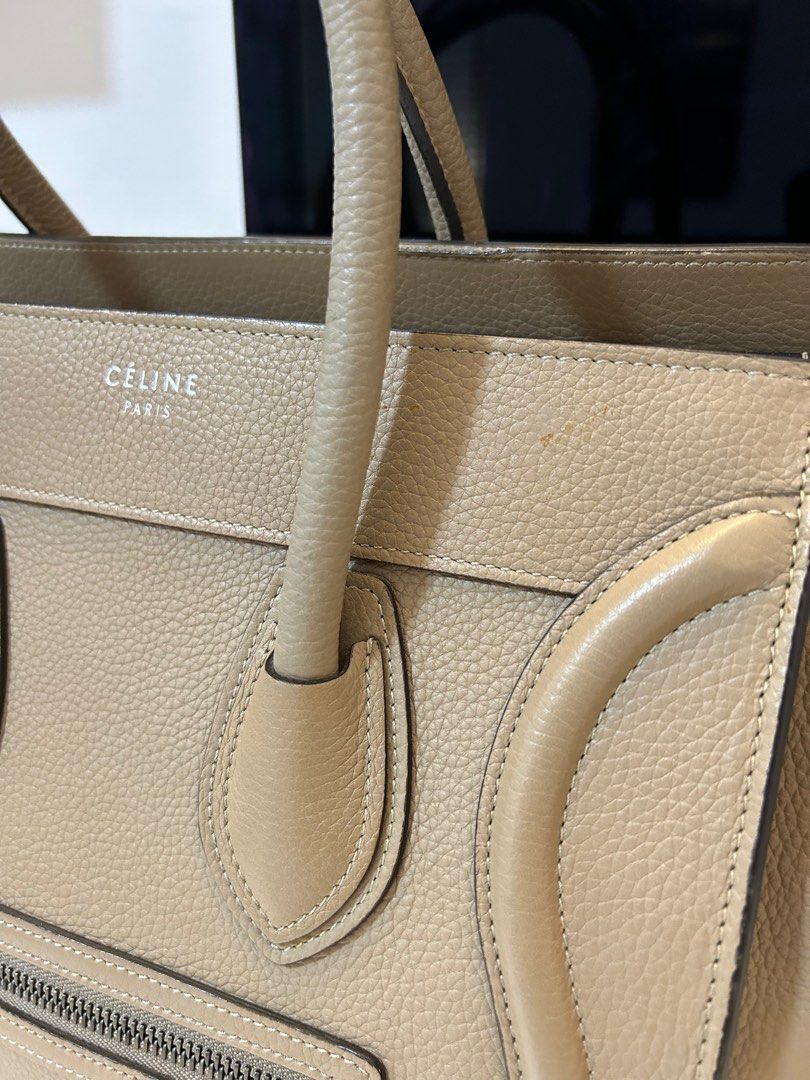 Celine dune micro luggage tote best sale