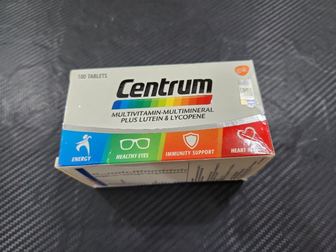 Centrum MultivitaminMultimineral Plus Lutein & Lycopene 100 tablets