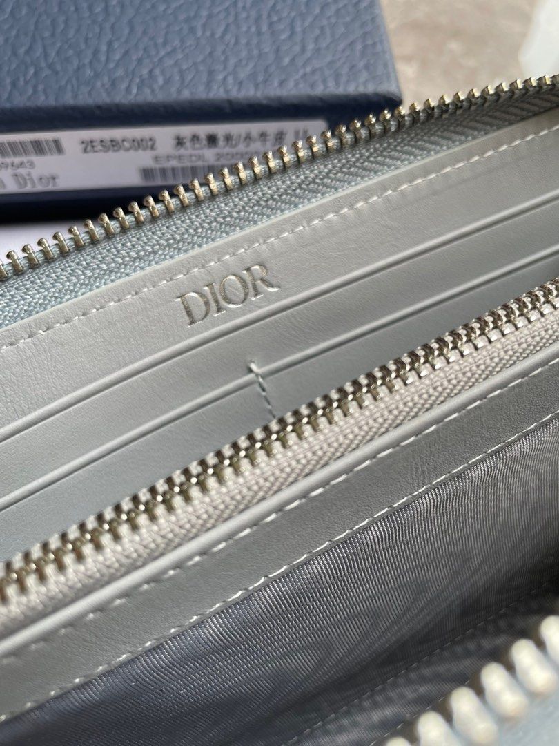 Long Wallets  Dior Mens Vertical Long Wallet Black Cd Diamond Canvas ~  Antoniaweir