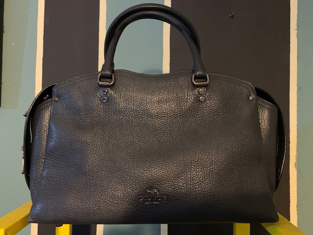 Coach drew satchel store with snakeskin detail