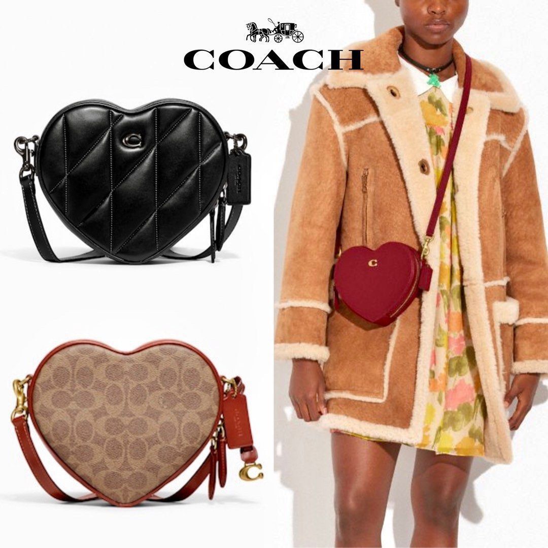 COACH®  Heart Crossbody 14 With Pillow Quilting