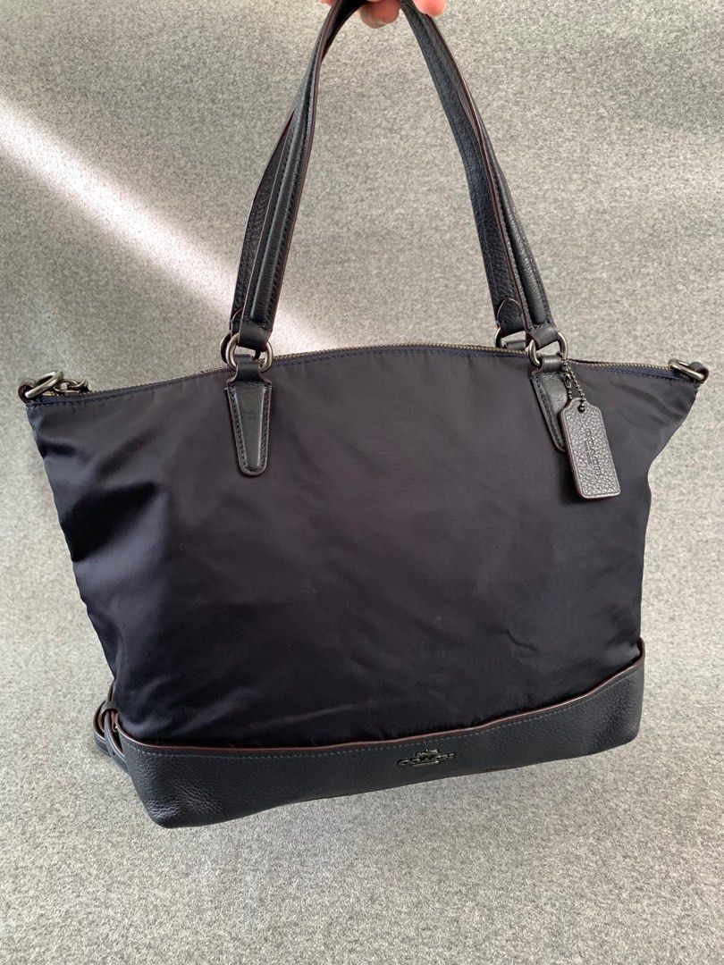 Coach nylon satchel sale