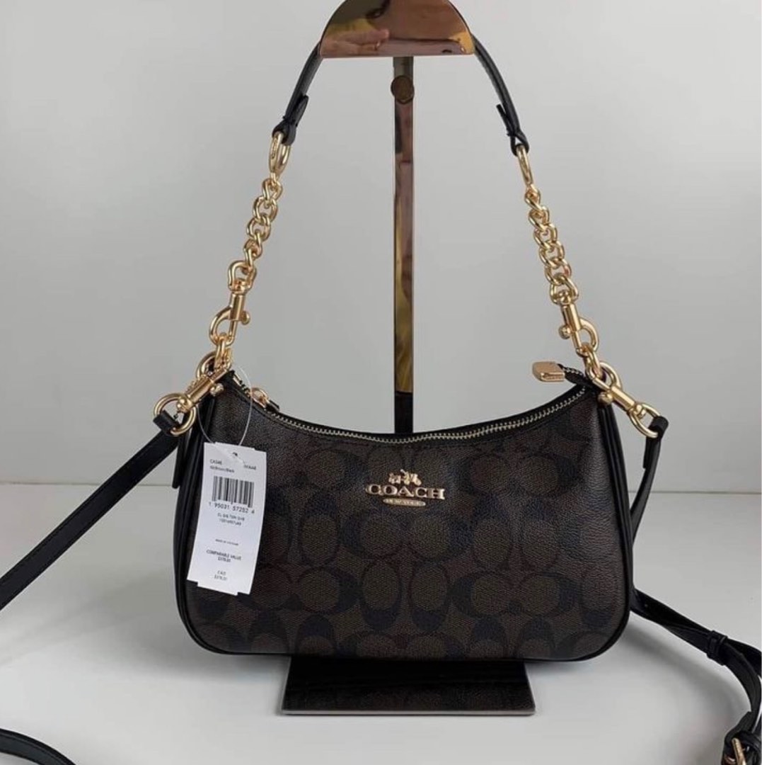 Coach Teri Shoulder Bag, Luxury, Bags & Wallets on Carousell