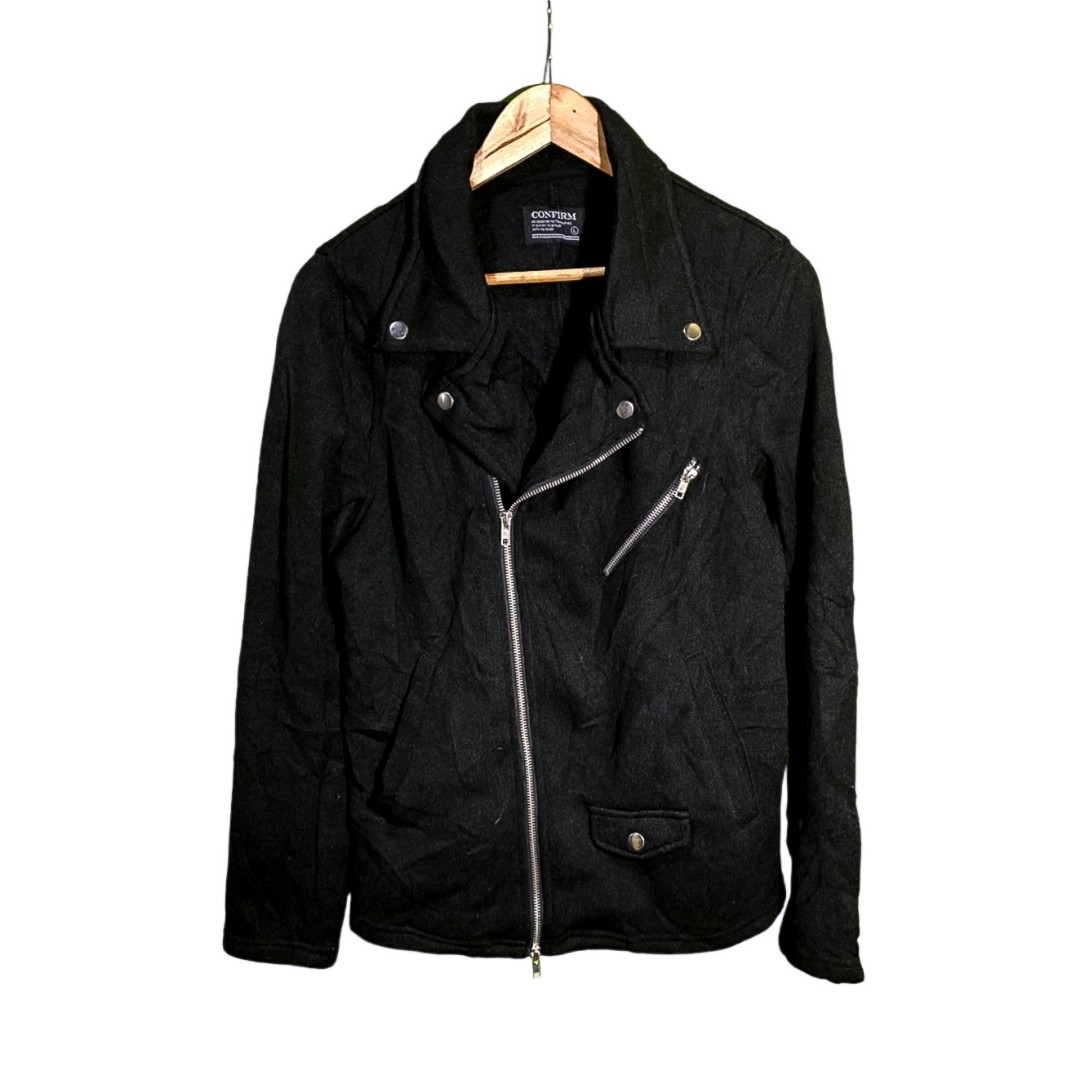 Confirm Cotton Biker Jacket, Men's Fashion, Coats, Jackets and