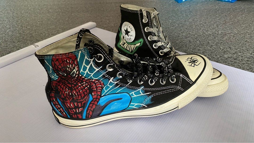 Converse spiderman shoes store