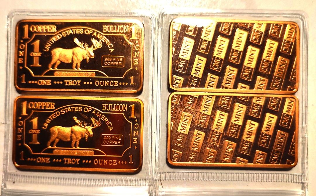 Copper Bullion Bars, Everything Else on Carousell