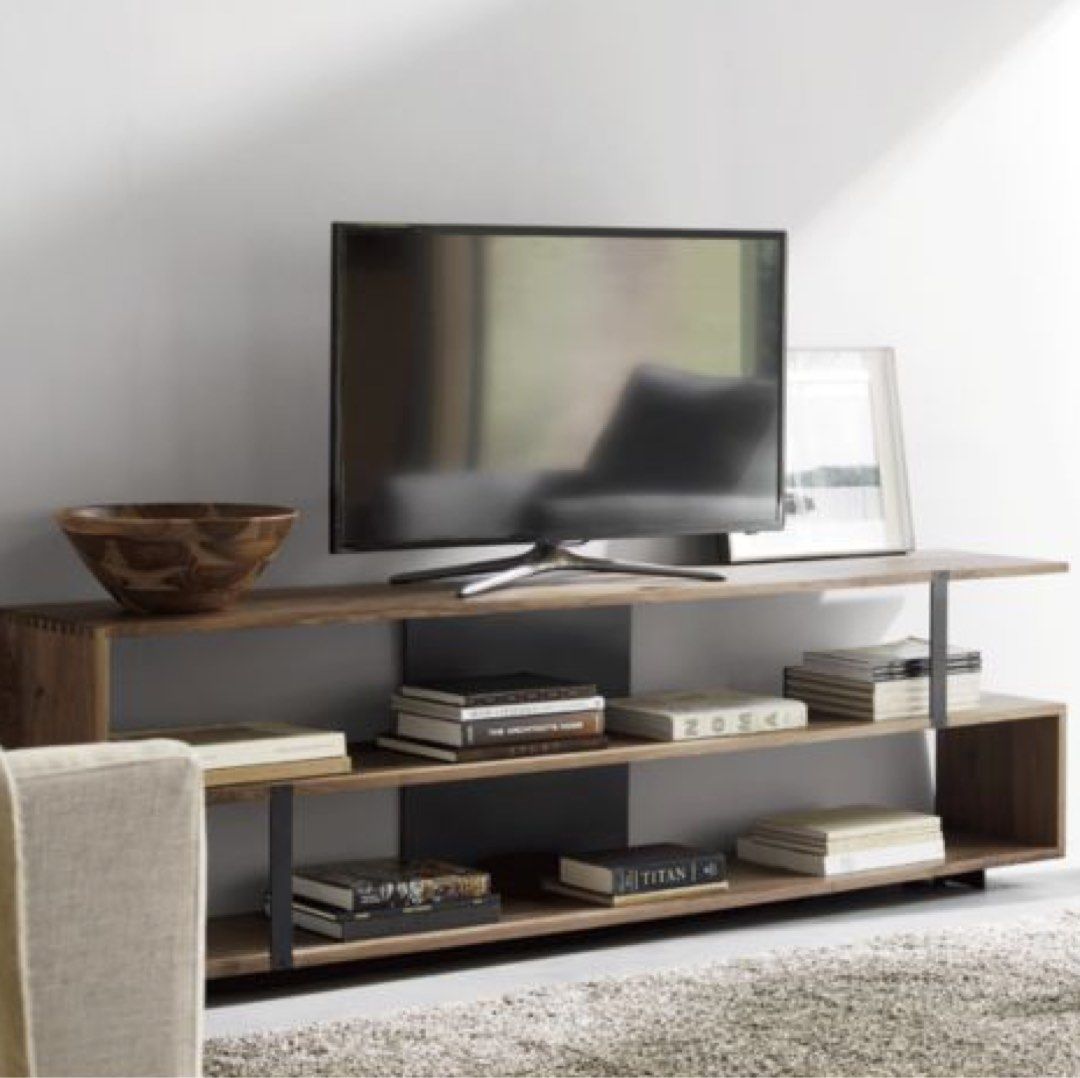 Crate & Barrel TV console entertainment unit, Furniture & Home Living