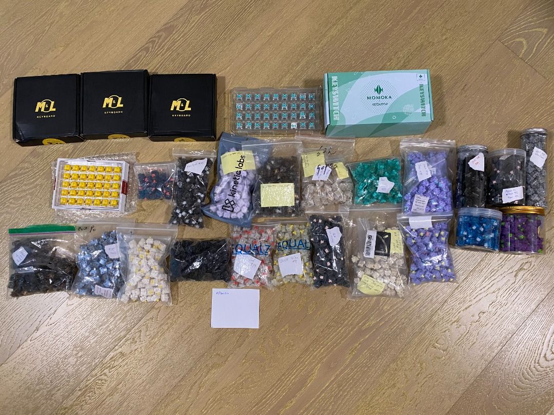 Custom mechanical keyboard switches, Gateron Ink V2, JWK, Jwick, NK