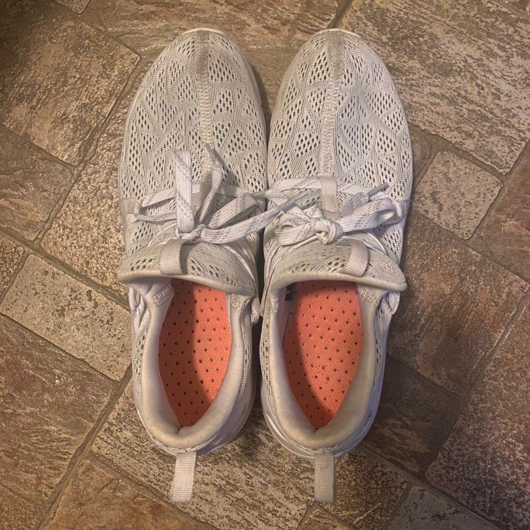 decathlon white walking running shoes for school, Women's Fashion