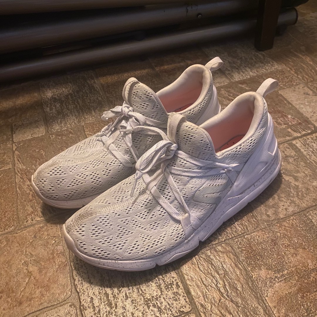 decathlon white walking running shoes for school, Women's Fashion