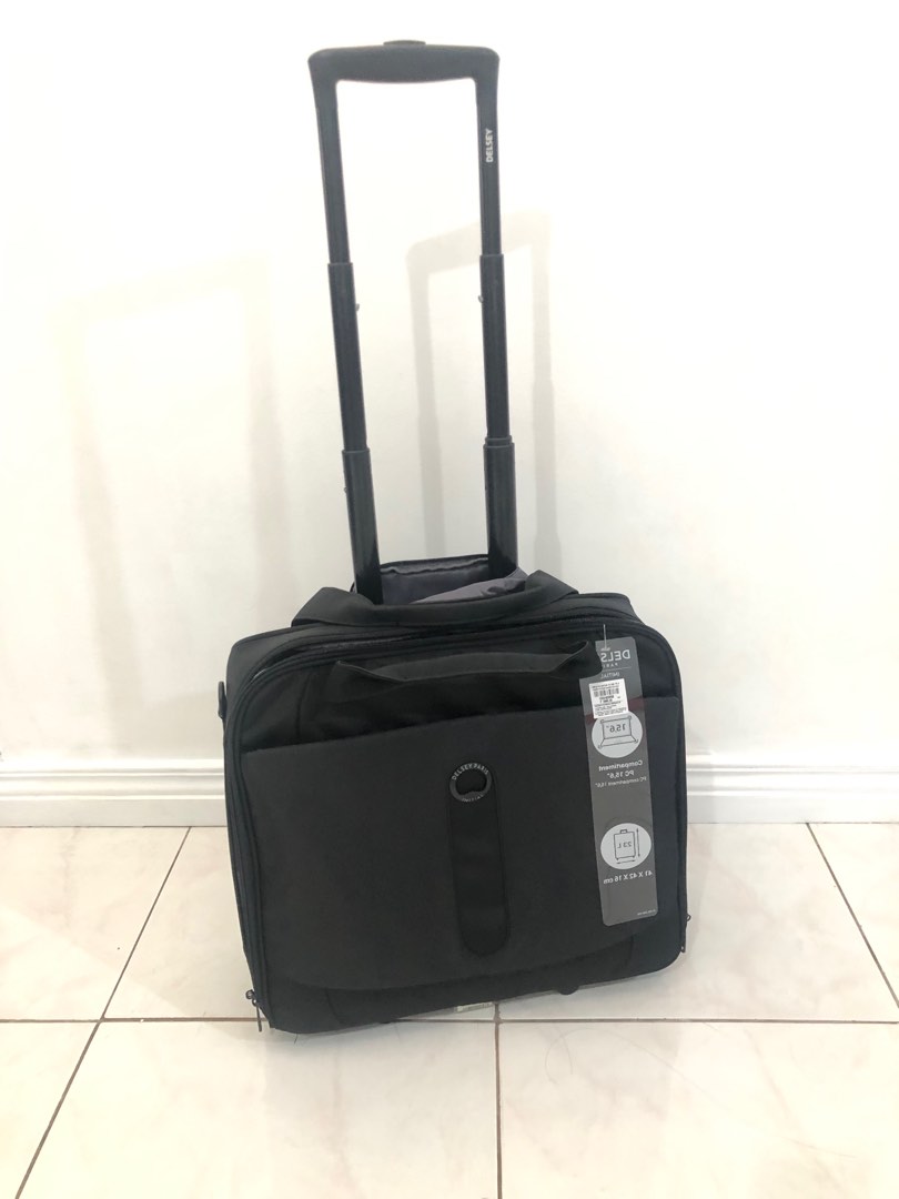 Delsey trolley laptop bag with wheels, Computers & Tech, Parts ...