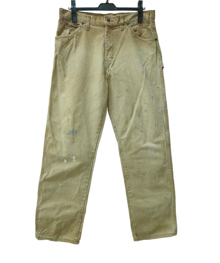 DICKIES PAINT SPLATTER PANTS, Men's Fashion, Bottoms, Jeans on Carousell