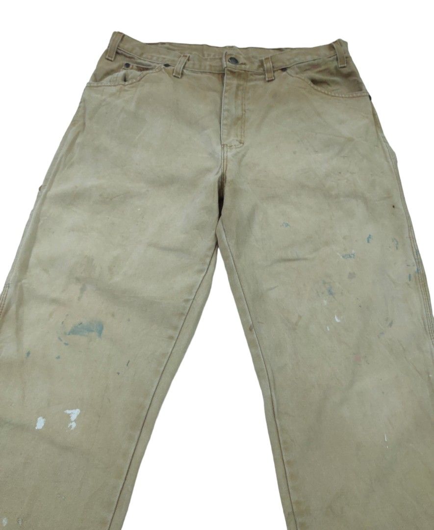 DICKIES PAINT SPLATTER PANTS, Men's Fashion, Bottoms, Jeans on Carousell