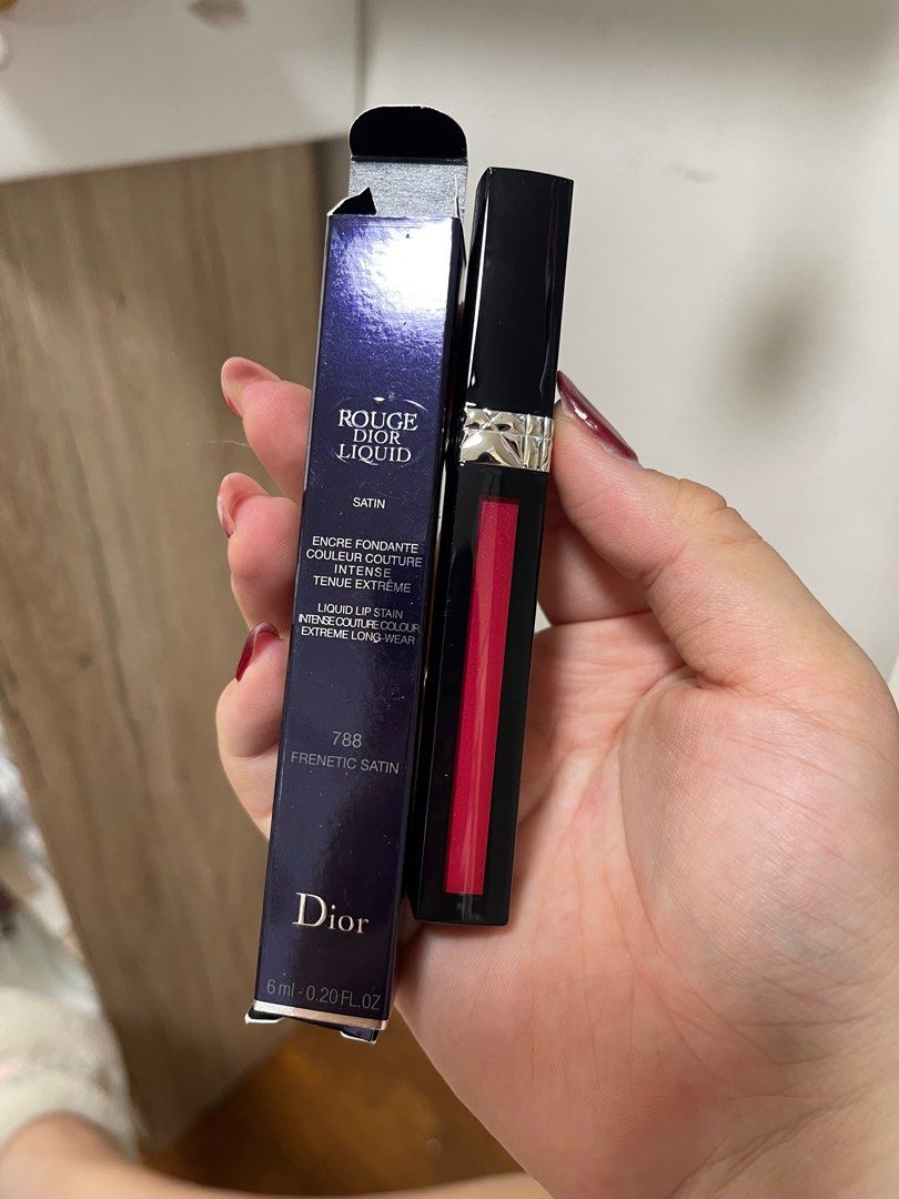 Dior Rouge Liquid Lipstick 788 Frenetic Satin