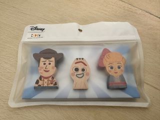 Disney KIDEA Toy Story 4 反斗奇兵 4、 牧羊女寶貝 Bo Peep、小叉 Forky、胡迪 Woody 木製裝飾品