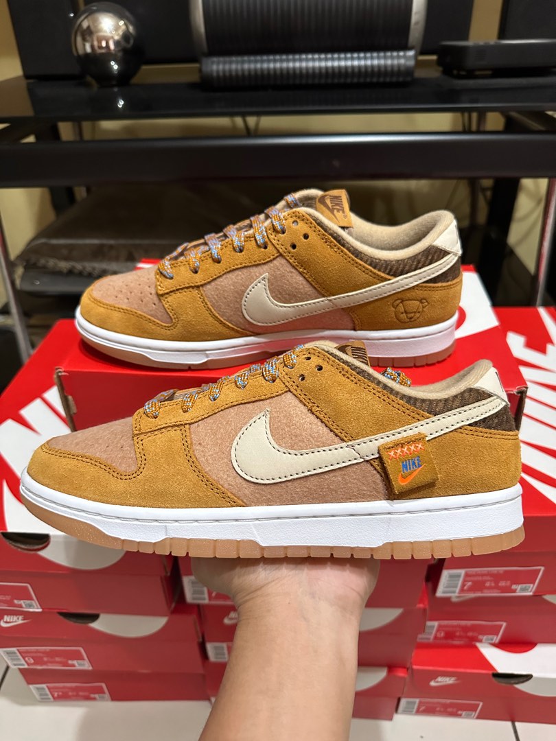 Dunk low teddy bear Men s Fashion Footwear Sneakers on Carousell